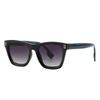 2818 Comercio Exterior Transfronterizo Cuadrado Patrón Escocés Gafas de Sol Modernas Europeas y Americanas Calle Fotográfica INS Gafas de Sol Mujer