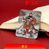 Guan Gong Pintado de Ouro Sem Adornos e Mão de Buda Zhusha Pintura Thangka Core Pingente da Montanha Wutai Thangka do Tibete