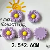 Estambre de flor brillante Flor de múltiples pétalos Horquilla de flor Cuerda para el cabello Pinza de agarre Pegamento en crema DIY en vivo Accesorios de resina de gran venta