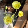 Série Verde Flor Simulada Rabo de Cavalo Lírio Pinheiro Bambu Lágrimas de Amante Hortênsia Rosa Casamento Flor Artificial Buquê Simulado Atacado