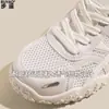 Zapatos con Plataforma Gruesa de 7 cm para Mujeres Bajitas, Zapatos de Entrenamiento Alemanes de Cuero Genuino, Malla Transpirable, Zapatos Deportivos Casuales Ligeros, Zapatos de Forrest Gump