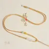 Cordón con Colgante de Jade Hetian Tejido a Mano Colgante de Ágata y Jade Ajustable Cordón de Collar con Colgante de Pixiu de Jade Venta al por Mayor