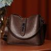 Bolsos Bolso Cruzado para Mujer Nuevo Estilo Versátil Portátil Tipo Cubo Retro Bolso de Hombro