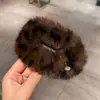 Pasador Redondo Flocado de Tela Coreana, Moderno y Versátil, Pinza de Pato de Gama Alta, Accesorios para el Cabello de Temperamento Simple de Nicho al por Mayor