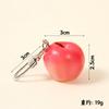 Simulación de Comida Fresa Fruta Verdura Llavero Colgante Lindo Creativo Pequeño Regalo Simulación de Comida Juego Regalo para Estudiantes