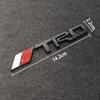 Guangzhou en stock TRD Coche Modificado JDM Hebilla Chickmouth Tira de Tela Corta Lanyard Largo Remolque con Calcomanía Metálica para Coche Transfronterizo