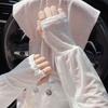Verano Encaje Viento de Hada Suave Protección Solar Mangas de Hielo Finas Conducir Protección Solar Exterior Mangas Sueltas Mangas de Seda de Hielo para Mujer