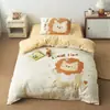 Juego de ropa de cama para jardín de infantes de tres piezas, gasa de doble capa de algodón puro Clase A, colchoneta especial para la siesta del bebé en la escuela, juego de seis o siete piezas