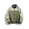 Chamarra Deportiva Outdoor con Cuello Alto de Bloques de Color Funcional Marca Japonesa de Moda para Hombre Top JK3019