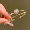 Pulsera de Amor de Doble Capa 2025 Exquisito Nicho Viento Rojo de Internet Nicho Apertura Ajustable Pulsera de Novia para Mujeres