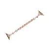 Adecuado para Correa de Reloj Nueva Corazón de Metal de Apple Applewatch Correa de Muñeca Apple Watch Pulsera Sencilla Pequeña con Fragancia