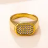Joyería de Acero Titanio Moda Transfronteriza, Anillo de Acero Inoxidable Geométrico de Lujo Ligero Incrustado con Diamante Fundido, Anillo Simple y Versátil para el Dedo Índice