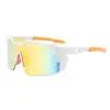 Gafas de Sol Deportivas Integradas para Ciclismo Gafas de Sol Resistentes al Viento Color Deslumbrante Recubiertas Gafas para Correr Bicicleta de Montaña U