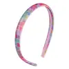 Faixa de Cabelo Estrela Amor Colorida da Moda Faixa de Cabelo Arco-Íris Degradê Sereia Acessórios de Cabelo para Festa Infantil