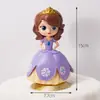Adornos de Cumpleaños para Niña Decoración de Pastel de Princesa Adornos Lindos para Decoración de Pastel de Repostería para Niña