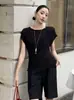Camiseta con Textura de Pliegues Estilo Francés para Mujer, Nueva Moda Verano 2026, Suave y Casual, Adelgazante, Sensación de Alta Calidad, Top de Moda