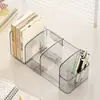 Estante de Almacenamiento de Libros de Escritorio Soporte Retráctil para Libros de Escritorio Estudiantil Estante para Libros Ilustrados Infantiles Estante de Almacenamiento Transparente de Acrílico