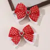 Tejido de Encaje Nuevo Europeo y Americano Transfronterizo Cinta con Hilo Lazo Pinza para Cola de Caballo Pinza para el Cabello de Niña Corazón Pinza Lateral