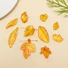 Aleatório 50g Acrílico Folha Laranja Artificial Pingente DIY Handmade Adorno de Cabeça Grampo de Cabelo Acessórios de Joia Material