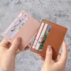 Tarjetero pequeño ultrafino para mujer, tarjetero para autobús, tarjetero portátil de una pieza antidesmagnetización para hombre