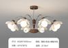 Candelabro Vintage Plegado para Sala de Estar Candelabro Floral Francés Luz Retro Francesa para Vestíbulo Candelabro Atmosférico para Comedor Luminarias