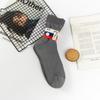 Con calcetines de talón para hombre de caña media de verano ultra delgados calcetines de negocios absorbentes de sudor desodorantes calcetines de hielo resistentes al desgaste calcetines holgados