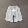 Orteiz Ship High Street Americano Shorts com Logotipo Estampado Tendência Hip-Hop Skate Casual Calças de Moletom para Homens e Mulheres