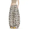 Pantalones Cargo de Camuflaje para Hombres y Mujeres, Estilo de Pareja, Primavera Retro Americano, Cordón, Sueltos, Pierna Ancha, Casual, Deportivos, Pantalones Paracaídas, Modernos
