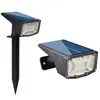 Luces solares de suelo transfronterizas, luces para césped de exterior, luces para paisajismo de jardín, luces para iluminación de árboles, luces solares para iluminación de árboles de jardín
