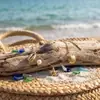 Pulsera Taina estilo oceánico de acero inoxidable transfronteriza europea y americana para mujer con estrella de mar, conchas, perlas, circonita en forma de corazón y diseño de cadena de tenis