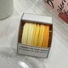 Elástico de Cabelo Colorido para Mulheres no Verão, Elástico de Borracha, Cabeça de Coque, Cabeça de Rabo de Cavalo Alto, Elástico de Cabelo de Alta Elasticidade, Elástico de Cabelo que Não Danifica
