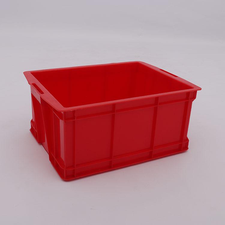 周转箱 蓝色392-190塑料周转箱 密封周转箱