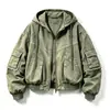 Chaqueta de Fábrica Original con Cuello Alto y Bloques de Color para Hombre Chaqueta Funcional con Múltiples Bolsillos para Hombre Chaqueta de Trabajo de Marca Moderna con Bloques de Color para Hombre