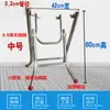 Frete Grátis Pernas de Mesa de Jantar Suporte de Mesa Dobrável Simples Estrutura de Mesa Grande para Barraca de Comida Pernas de Mesa de Ferro Aço Inoxidável He Zhi Zhang