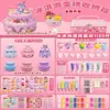 Pegamento Cremoso Materiales DIY Guka Pastel de Crema Helado Taza Hecha a Mano Arena Líquida Set Guka Juguete de Niña