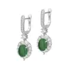 Silver City S925 Prata Esterlina Calcedônia Verde Natural Girassol Colar Brinco Anel Feminino Novo Estilo Chinês Moda Nacional Joias de Jade