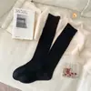 Meias de Lã Quentes Youjiaxiu Outono e Inverno para Mulheres, Meias de Cano Alto de Lã Sólida Sem Costura, Meias de Cano Alto de Lã Sólida