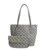 Lao Hua Luxo Leve 2026 Novo Estilo Europeu e Americano Moda Padrão Dente de Cão Sacola de Compras Bolsa Tote de Grande Capacidade Bolsa de Ombro Único para Mulheres
