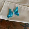 Brincos Borboleta com Cravação de Diamantes de Luxo Leve com uma Vibe Fresca, Doce e Sofisticada, Brincos de Tarraxa com Design de Nicho da Moda e Versátil
