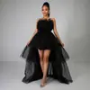 2023wish Vestido de tubo de malla con lazo elegante para mujer, estilo europeo y americano, transfronterizo Amazon AliExpress