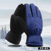 Guantes de Algodón para Mujer, Engrosados, Cálidos, Pantalla Táctil, a Prueba de Frío, Forrados de Felpa, para Ciclismo, Motocicleta, Esquí, Guantes de Ciclismo para Hombre y Mujer