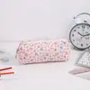 Estuche Floral Pequeño Ins Almacenamiento Estuche Sencillo Gran Capacidad Estuche de Alto Valor Bolsa de Almacenamiento para Estudiantes Papelería Estuche de Papelería