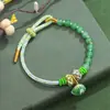 Festival del Bote del Dragón Cuerda Colorida Borla Infantil Pulsera de Zongzi Tejida a Mano Pulsera Iridiscente Fábrica de Origen