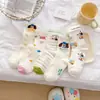Calcetines blancos para mujer para primavera y otoño, calcetines de media pantorrilla, modernos y lindos, estilo japonés, verano, calcetines de media pantorrilla con lazo rosa para niñas