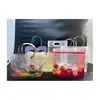 Bolso de Plástico Personalizado PP Transparente Escarchado Bolsa de Regalo Bolsa de Regalo para Bebida Láctea Bolsa Publicitaria Personalizada