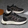 Zapatos Deportivos Casuales para Hombre con Puntera Redonda de Microfibra + Malla, Zapatos de Trabajo con Cordones, Zapatos Transpirables de Tacón Bajo para Hombre, Casuales y Versátiles