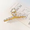 Clip de Metal de Corea del Sur Pinza para el Cabello de Verano para Mujer Múltiples Tamaños Pinza de Tiburón Disco para la Parte Trasera del Cabello Pinza para el Cabello Perla Accesorios para el Cabello Versátiles para Mujer