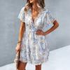 Kaikuo Moda Feminina Vestido Midi Floral Casual Resort Europeu e Americano Transfronteiriço Verão 2026 Site Independente Amazon