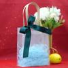 Bolsa transparente de mano para regalo de cumpleaños de niños de preescolar bolsa de regalo vacía para merienda de fiesta de niños de diez años