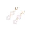 Pendientes de perlas de imitación barrocas de lujo, ligeros, europeos y americanos, con personalidad para mujer, estilo frío y circular, pendientes franceses.